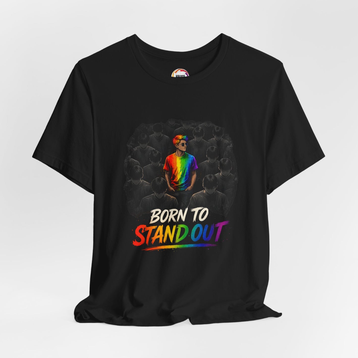 Born To Stand Out T-Shirt — Colorful Empowerment Tee
