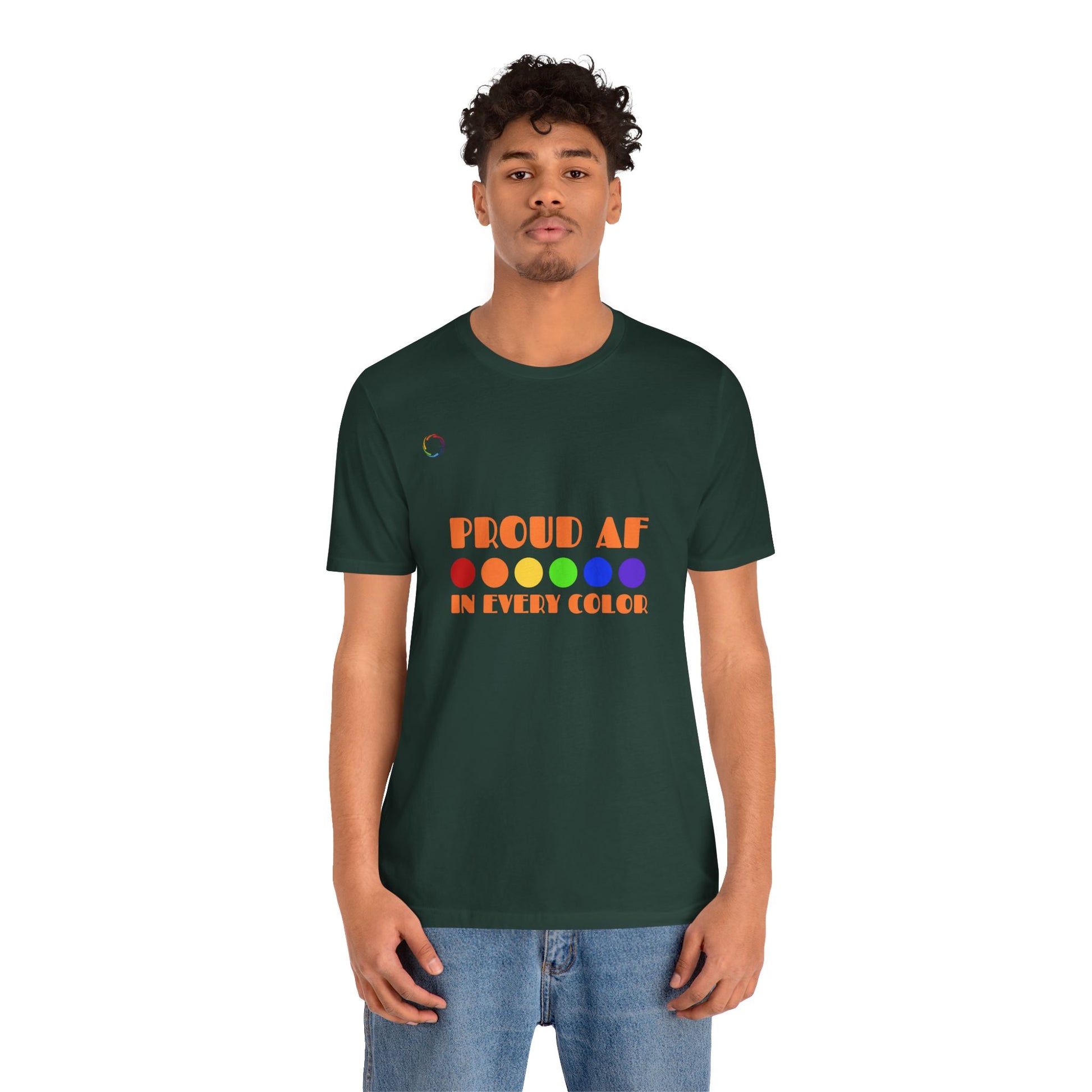 Proud AF Unisex Tee - Celebrate PRIDE with Every Color