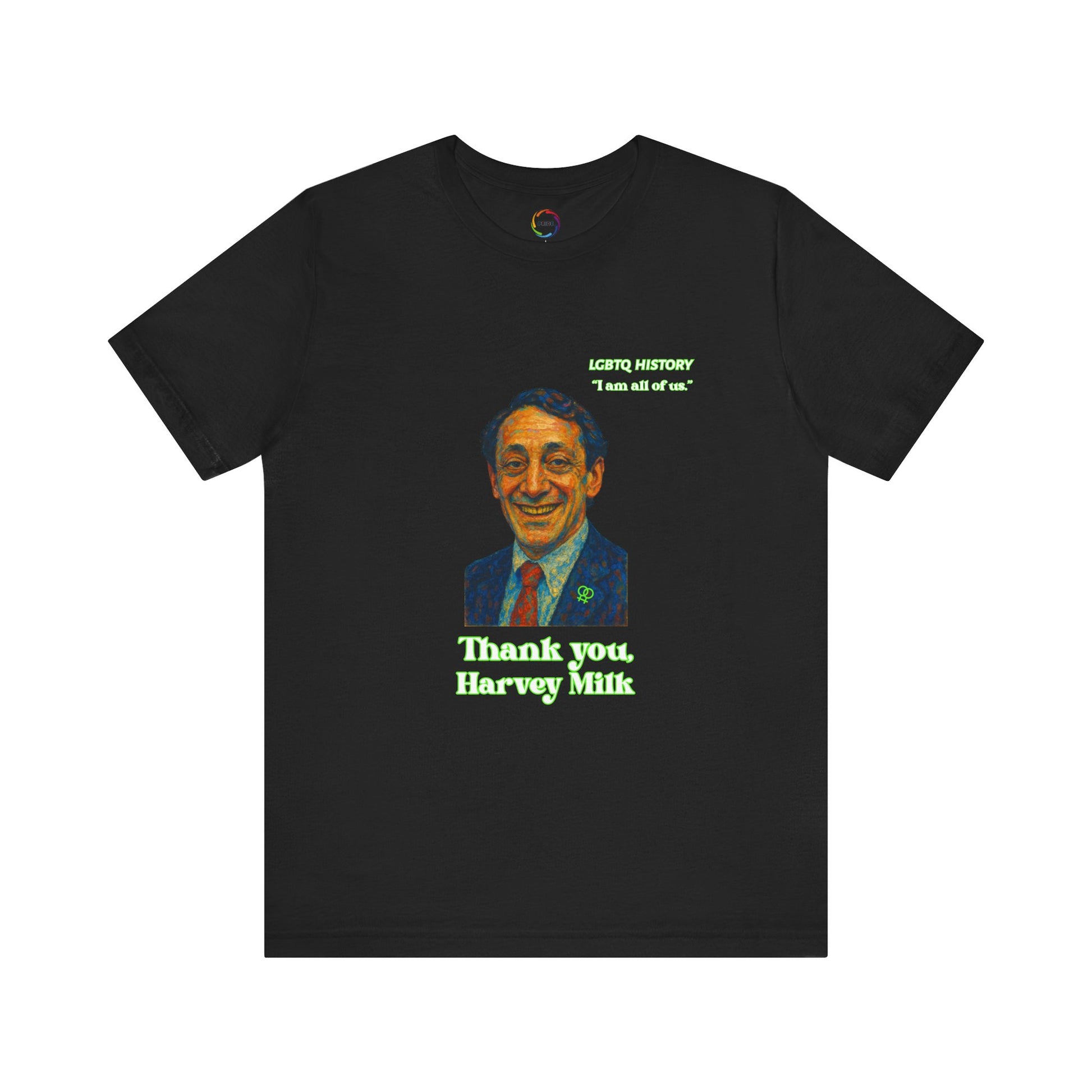 Thank you Harvey Milk Tribute Tee, Unisex T-Shirt, LGBTQ+ Pride Shirt