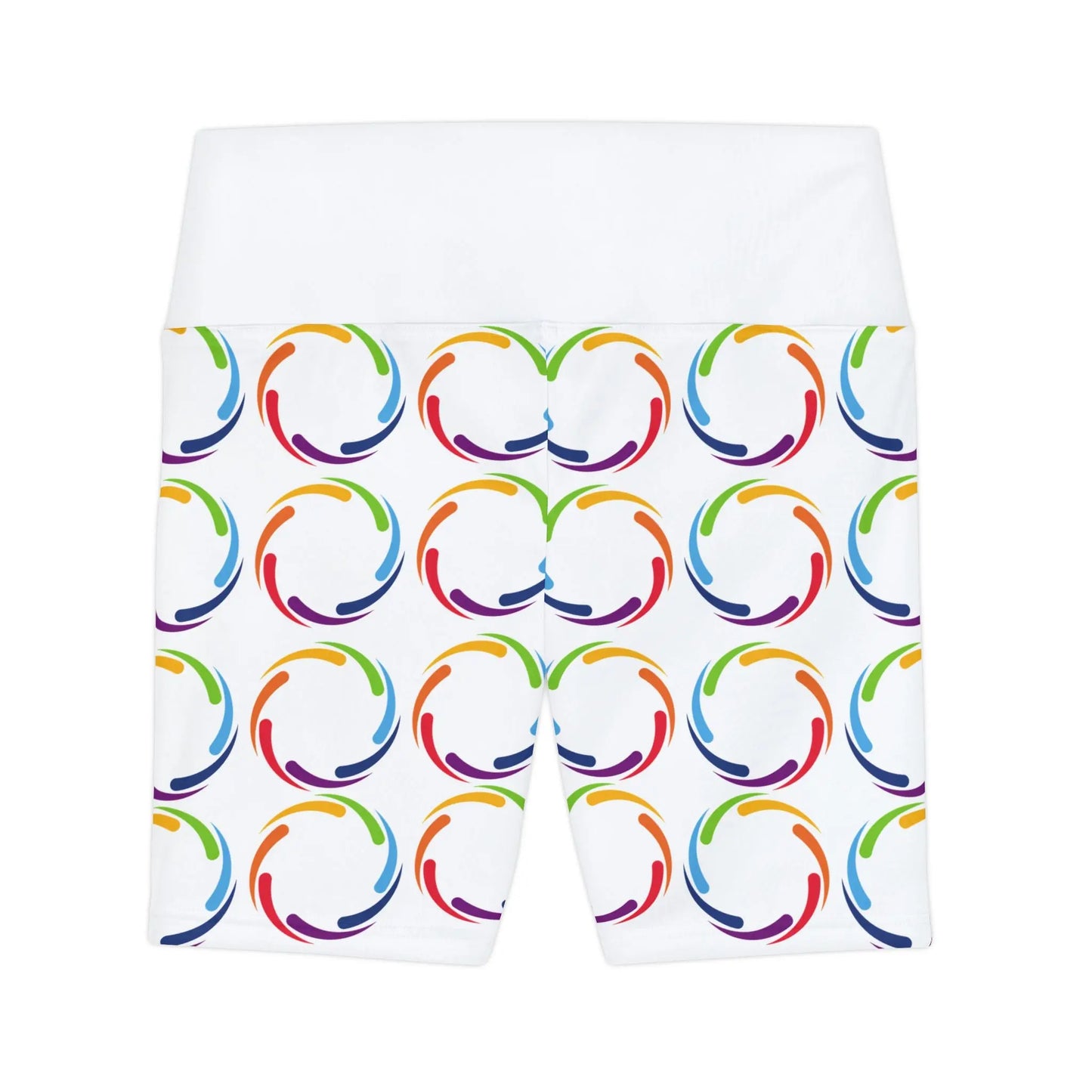 PRIDE Love is Love Workout Shorts for Women Printify