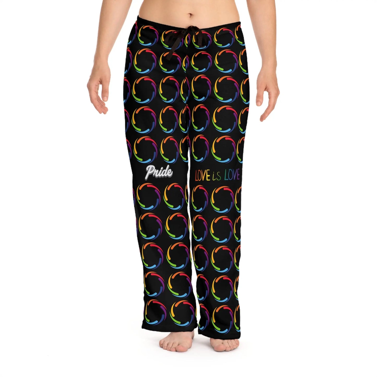 PRIDE Love is Love Pajama Pants - Cozy & Colorful Sleepwear Printify
