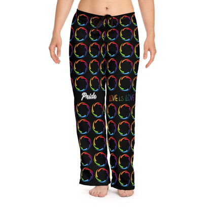 PRIDE Love is Love Pajama Pants - Cozy & Colorful Sleepwear Printify