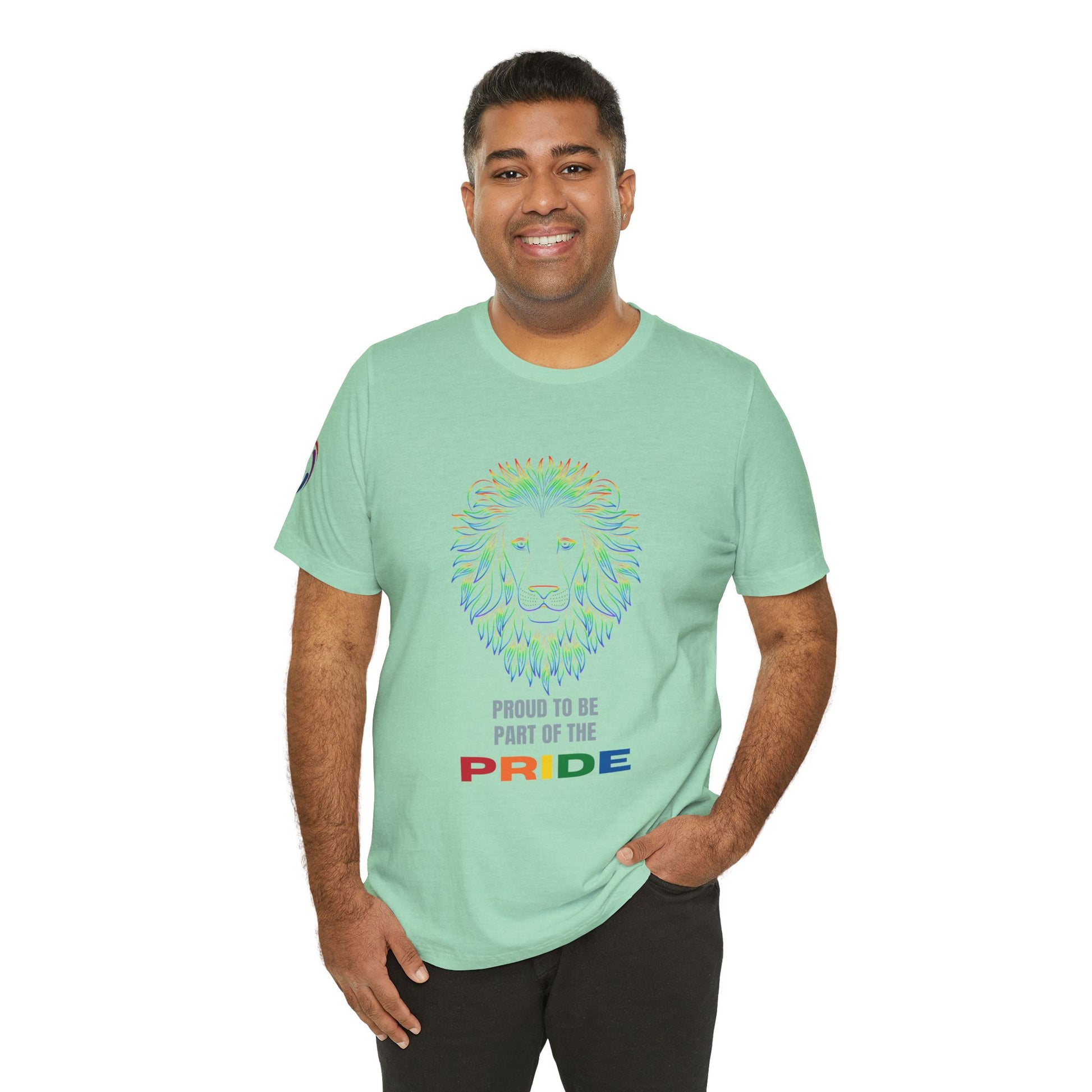 Colorful Lion T-Shirt - Proud to be part of the PRIDE