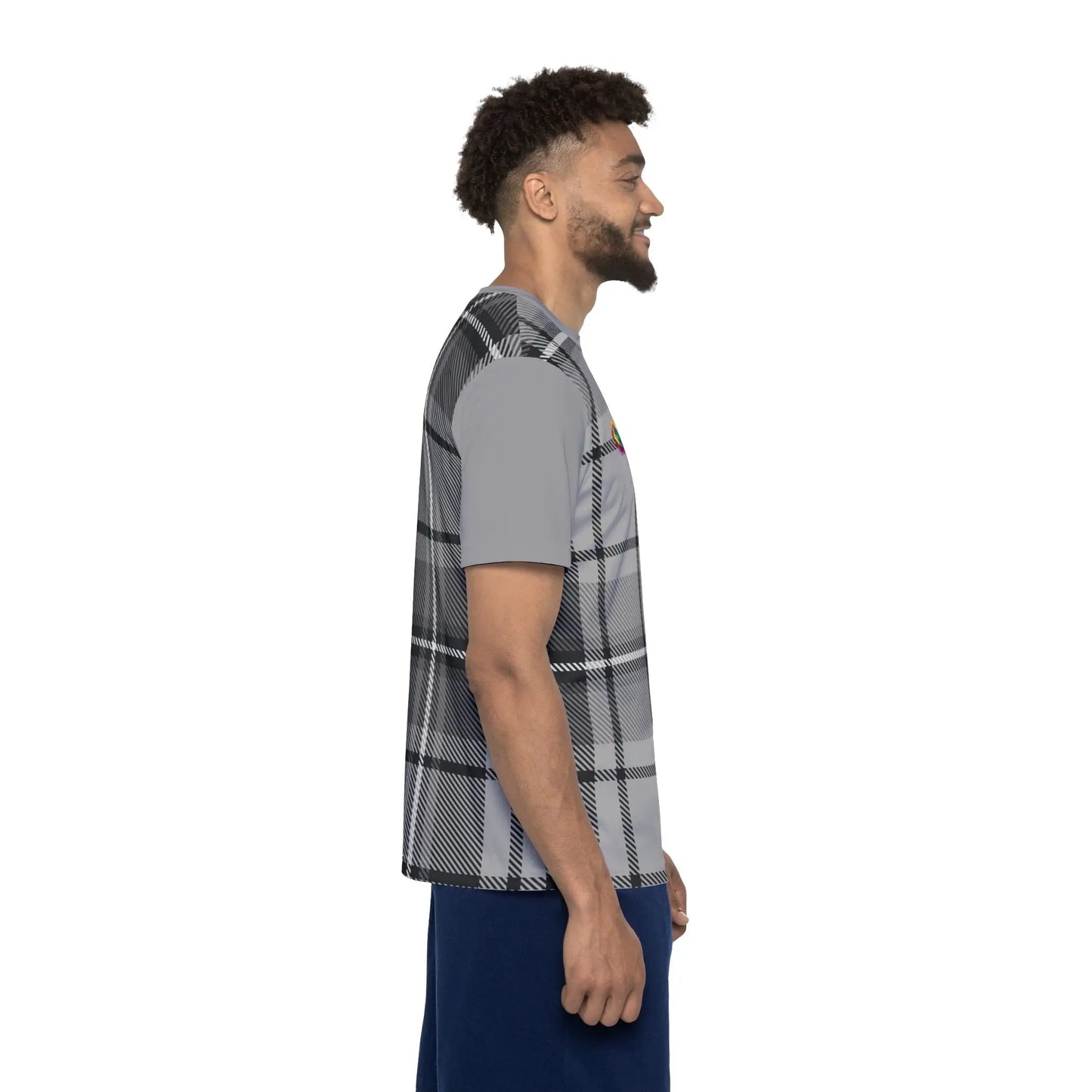 Men's PRIDE Flower Plaid Shirt - Perfect for Active Days and Casual Outings Printify