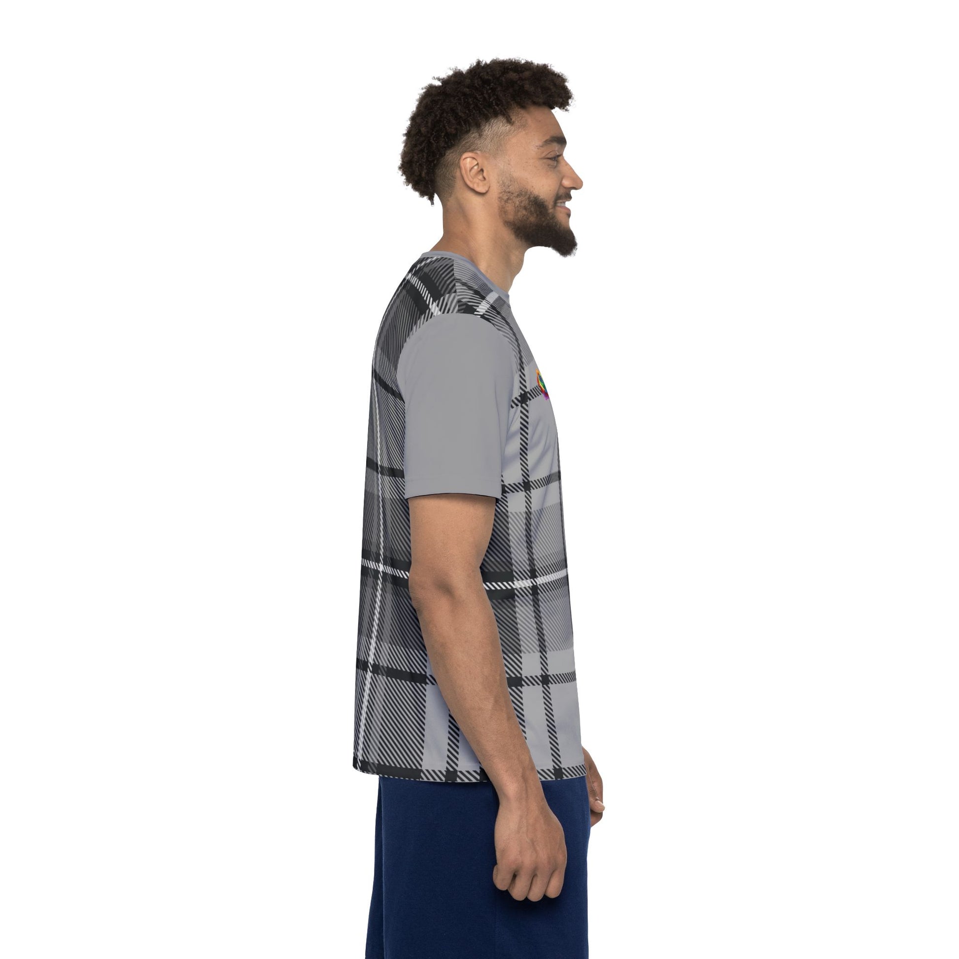 Men's PRIDE Flower Plaid Shirt - Perfect for Active Days and Casual Outings
