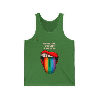 PRIDE Unisex Tank - Speak Your Truth - Colorful LGBTQ+ Statement Top Printify