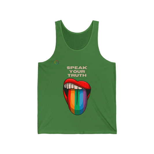 PRIDE Unisex Tank - Speak Your Truth - Colorful LGBTQ+ Statement Top Printify