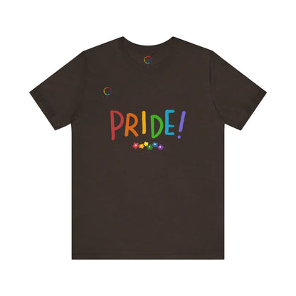 Pride Unisex Bella+Canvas Flowers Tee Printify