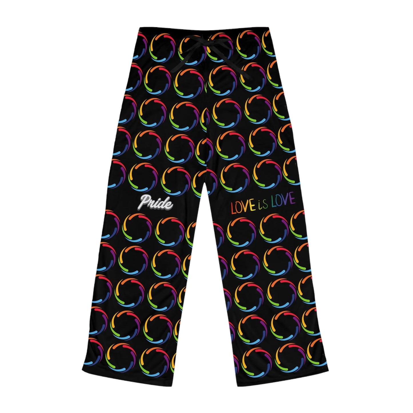 PRIDE Love is Love Pajama Pants - Cozy & Colorful Sleepwear Printify