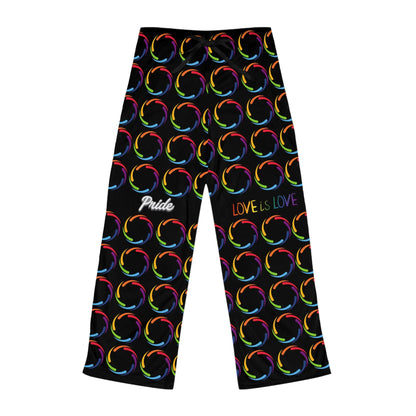PRIDE Love is Love Pajama Pants - Cozy & Colorful Sleepwear Printify