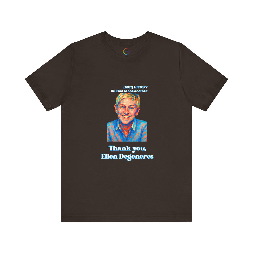 Thank You Ellen Degeneres Tribute Tee for LGBTQ Icon