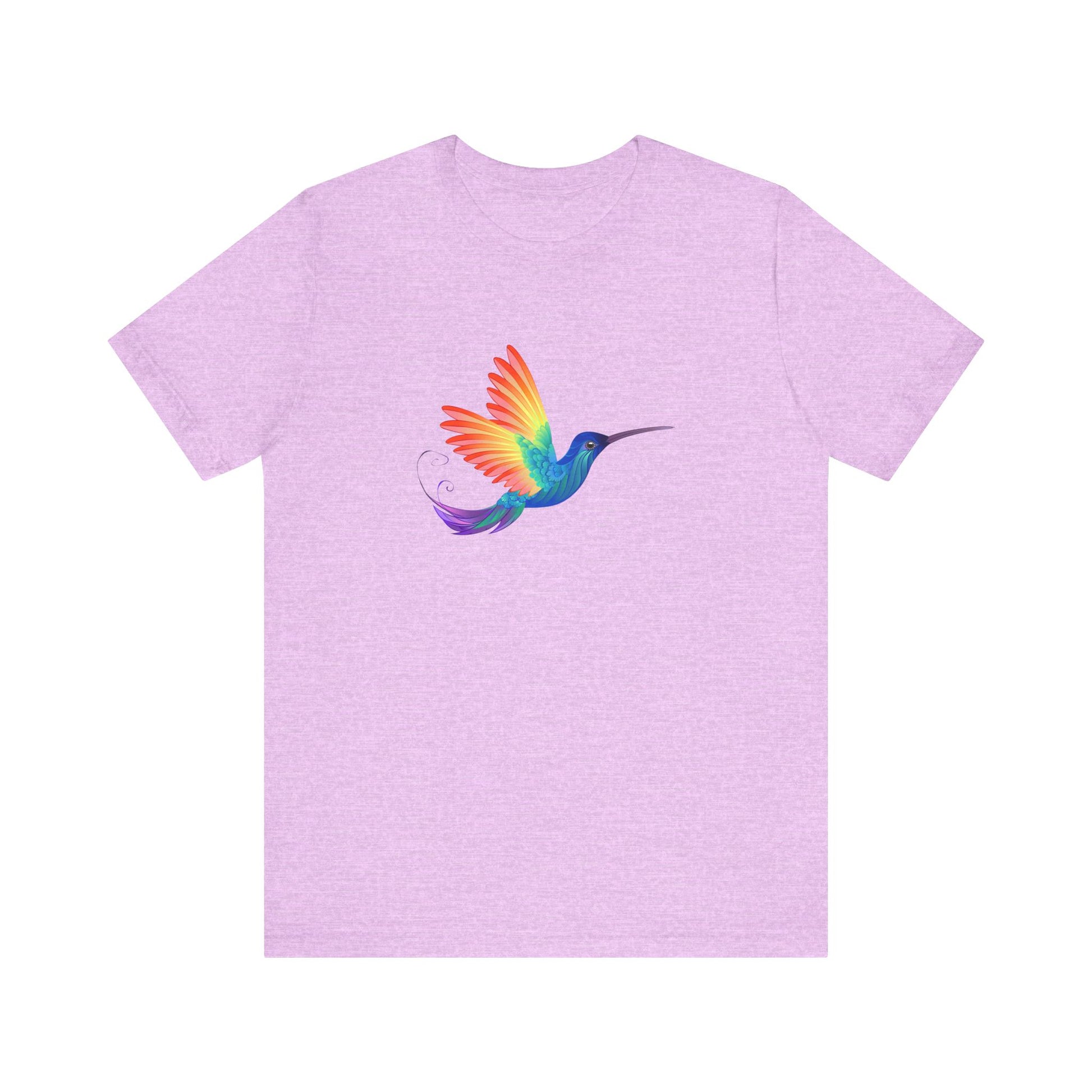PRIDE Rainbow Hummingbird T-Shirt | Unisex Short Sleeve Tee