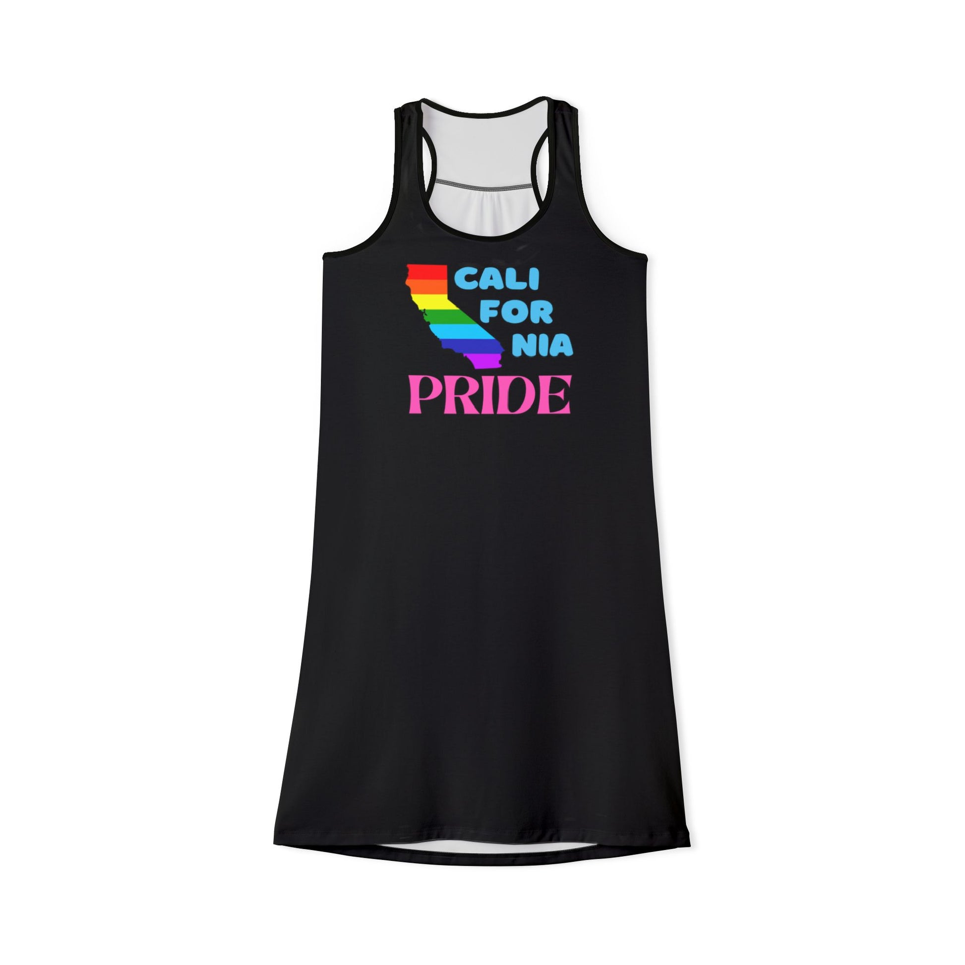 California Pride Women's Racerback Dress - Celebrate Love and Diversity