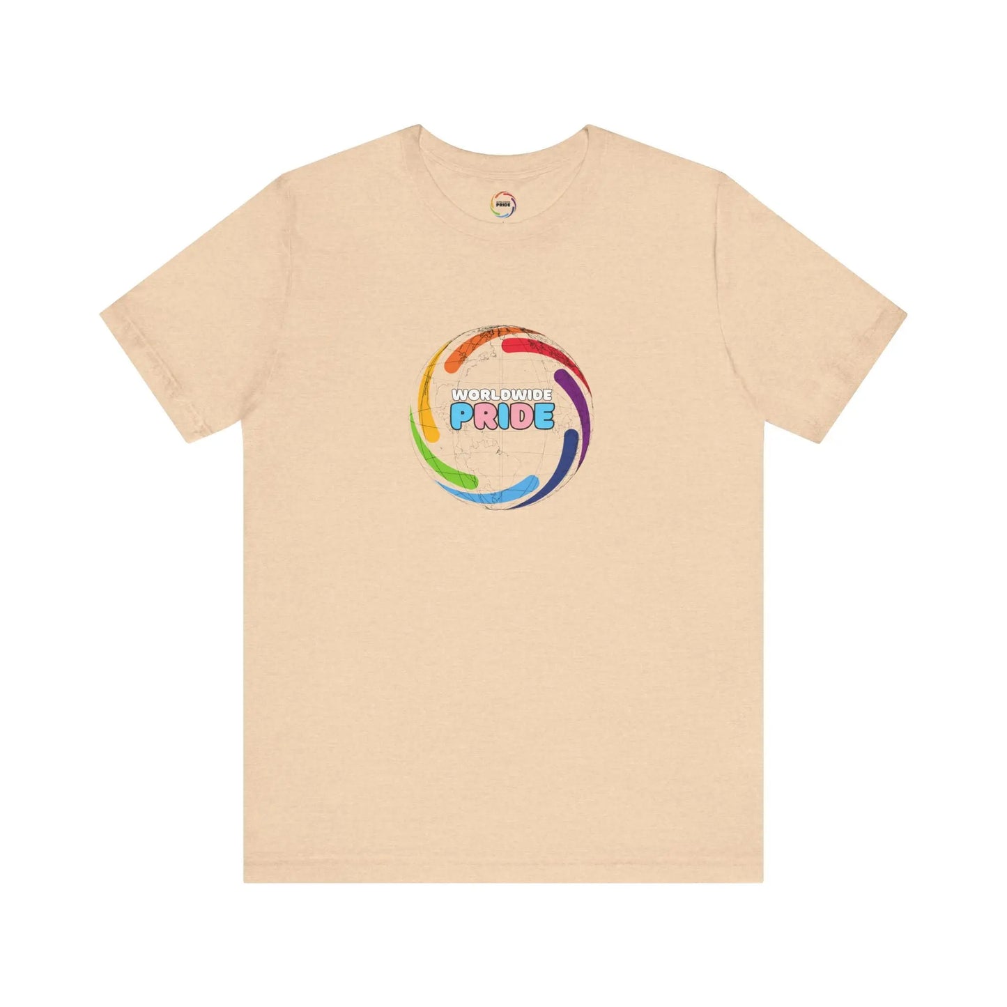 Worldwide Pride Logo Tee - Celebrate Love and Diversity Printify