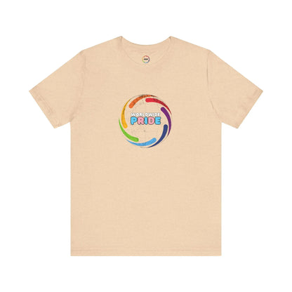 Worldwide Pride Logo Tee - Celebrate Love and Diversity Printify