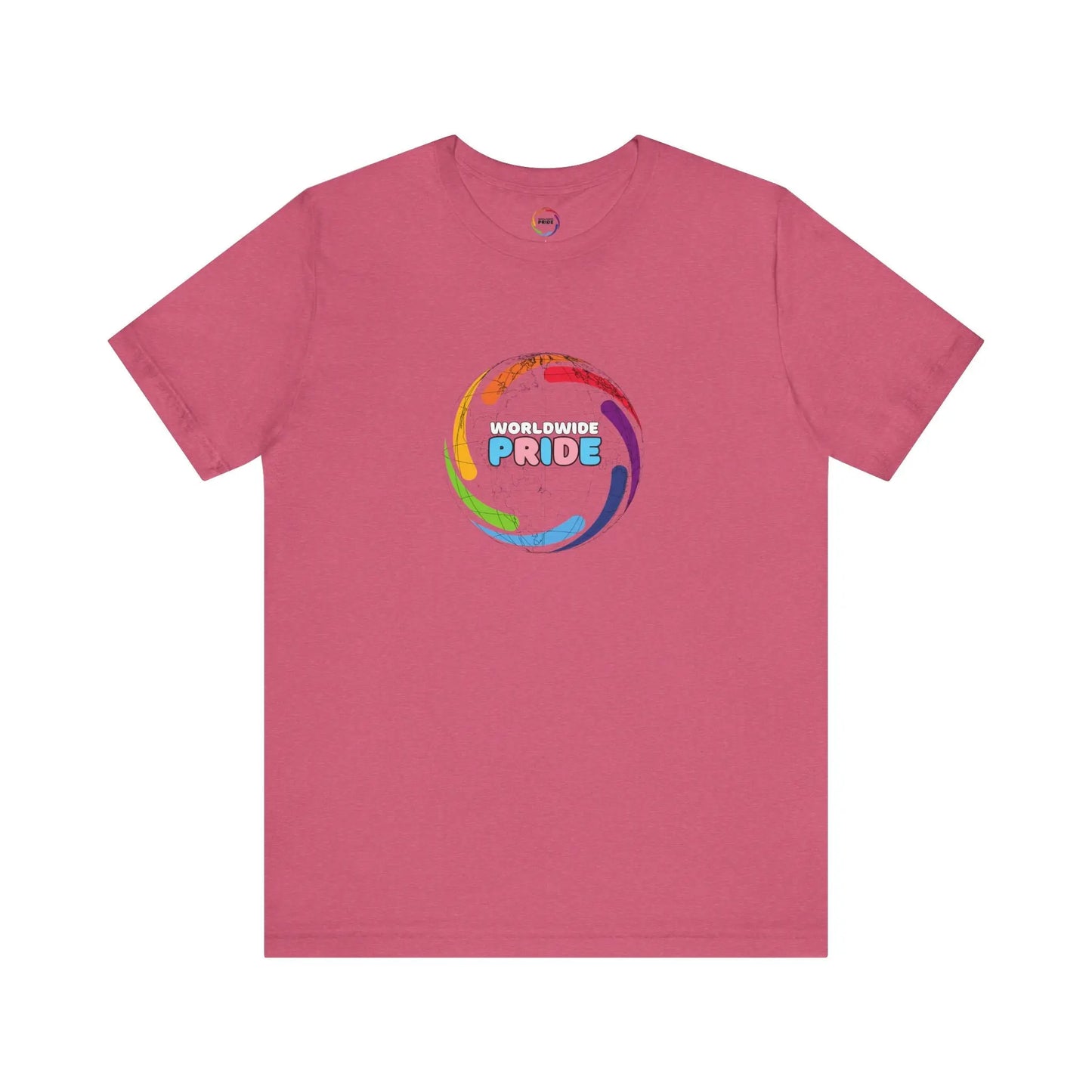 Worldwide Pride Logo Tee - Celebrate Love and Diversity Printify