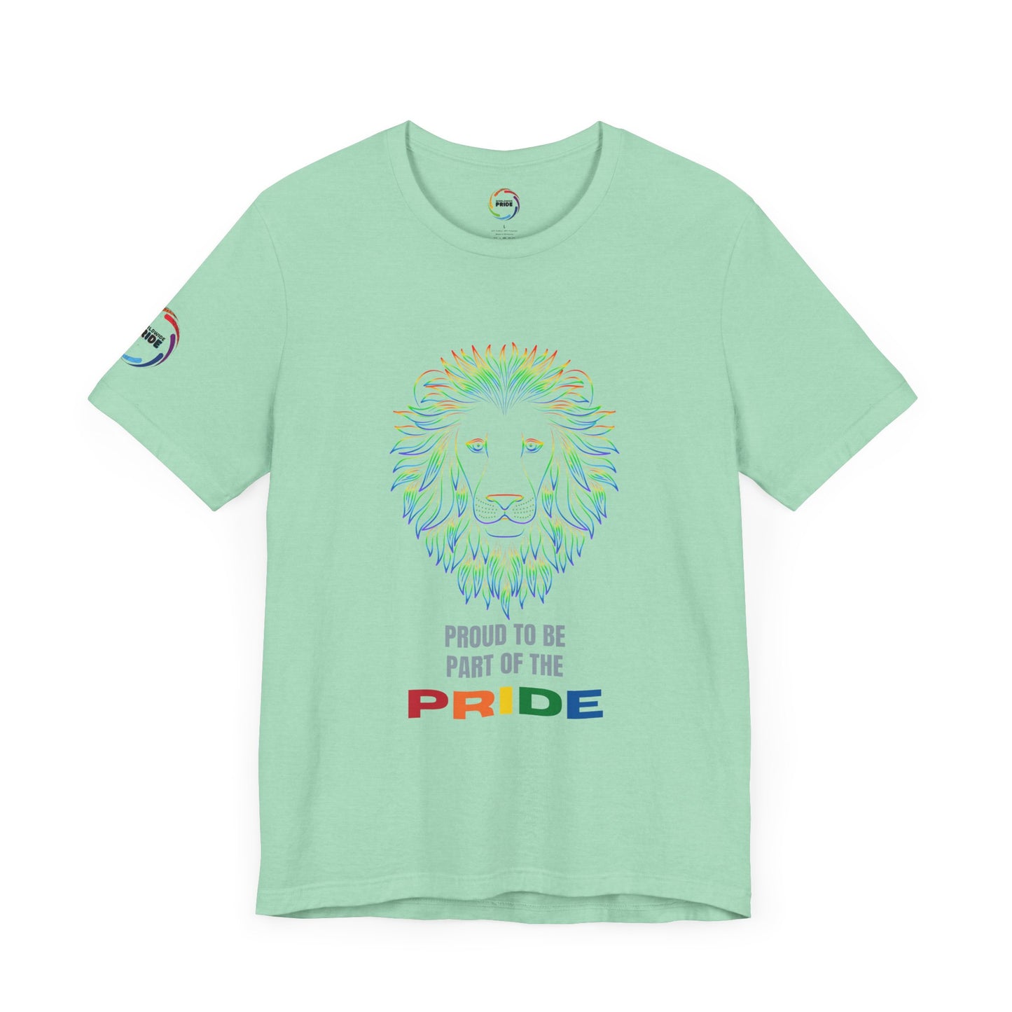 Colorful Lion T-Shirt - Proud to be part of the PRIDE