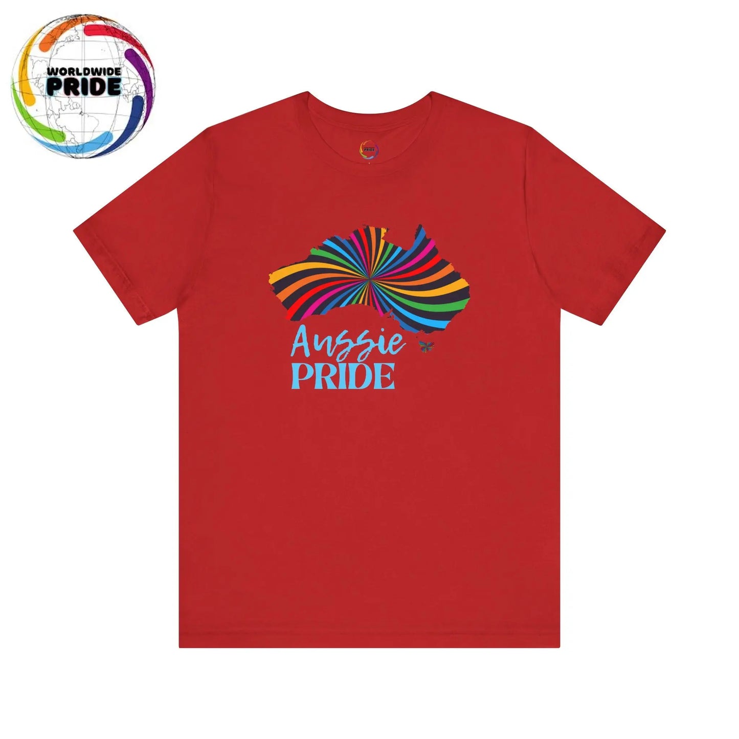 Aussie Pride Unisex Short Sleeve Tee - Celebrate Diversity and Inclusivity Printify