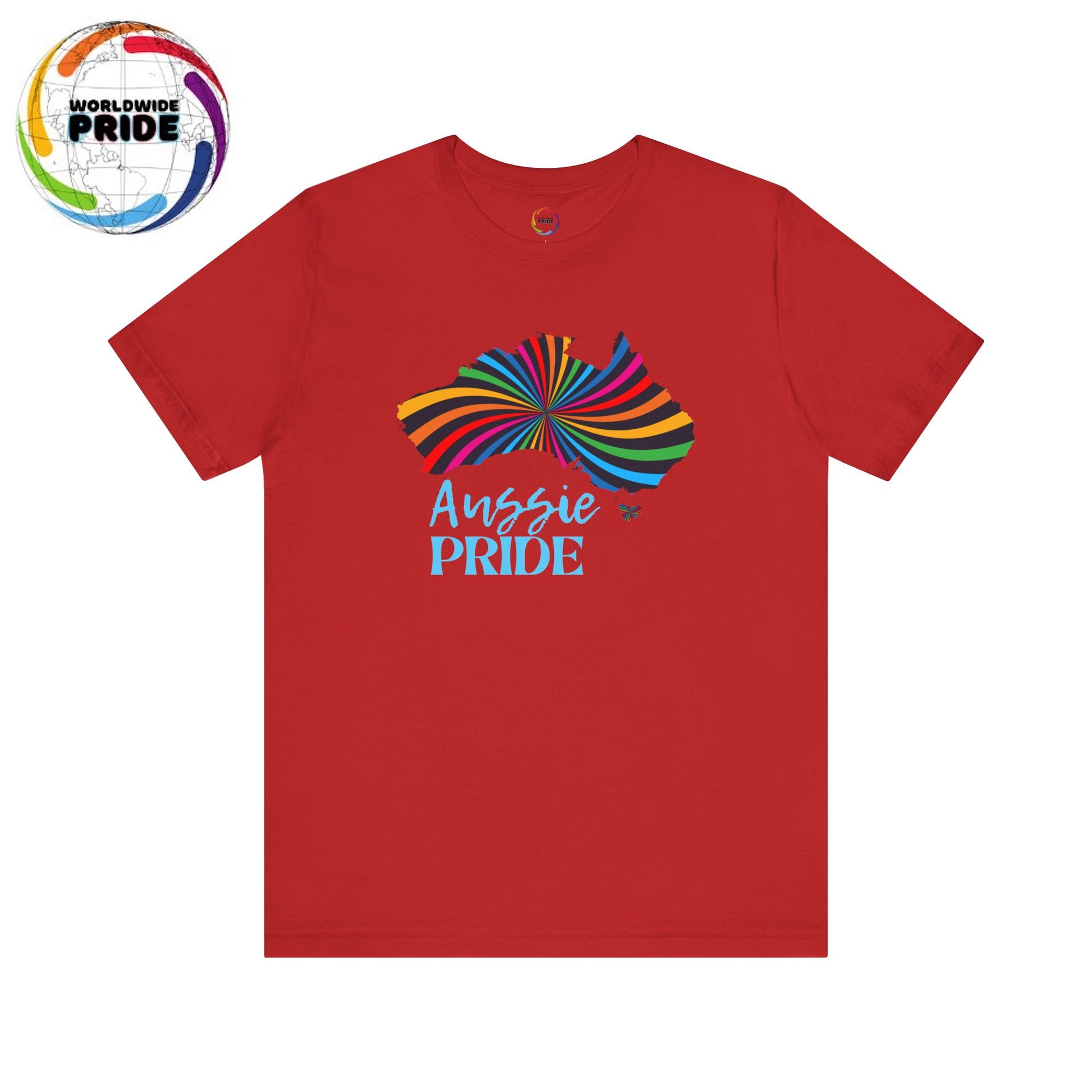 Aussie Pride Unisex Short Sleeve Tee - Celebrate Diversity and Inclusivity