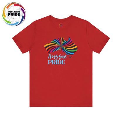 Aussie Pride Unisex Short Sleeve Tee - Celebrate Diversity and Inclusivity Printify
