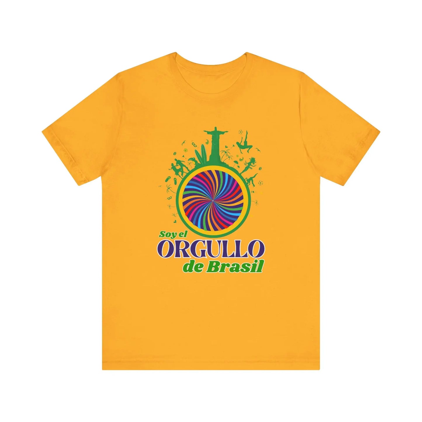 Repping Brazil Pride T-Shirt - "Soy el Orgullo de Brasil" Unisex Tee Printify