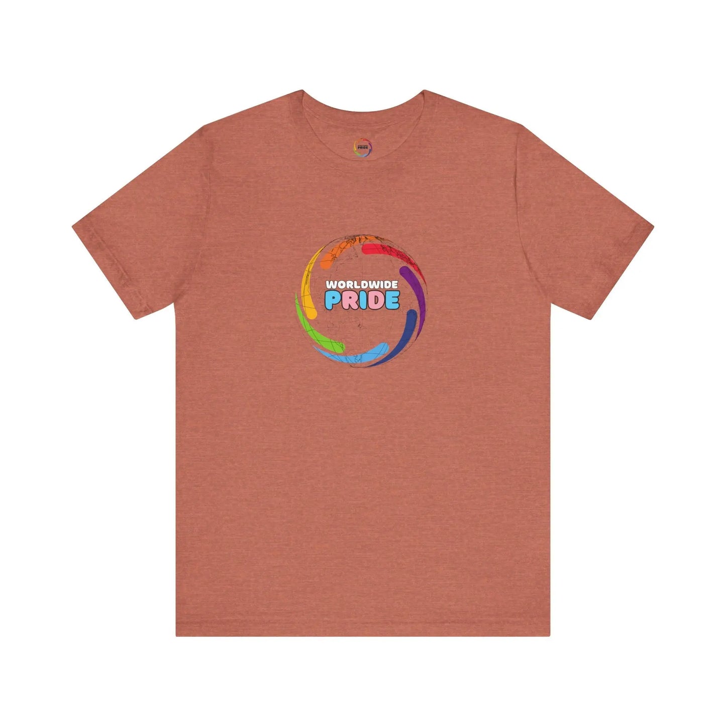 Worldwide Pride Logo Tee - Celebrate Love and Diversity Printify