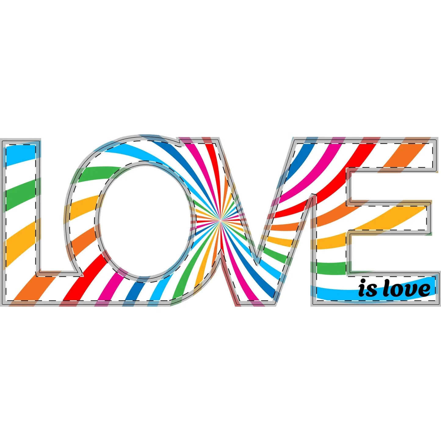 Love is Love Wooden Decor Printify