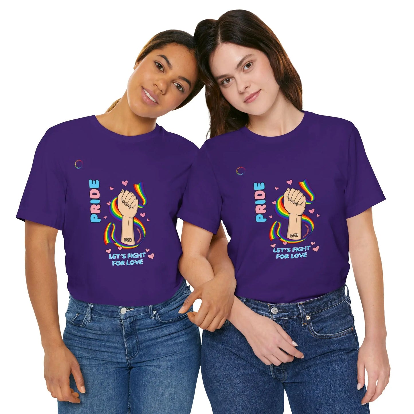PRIDE Tee - Let's Fight for Love Printify