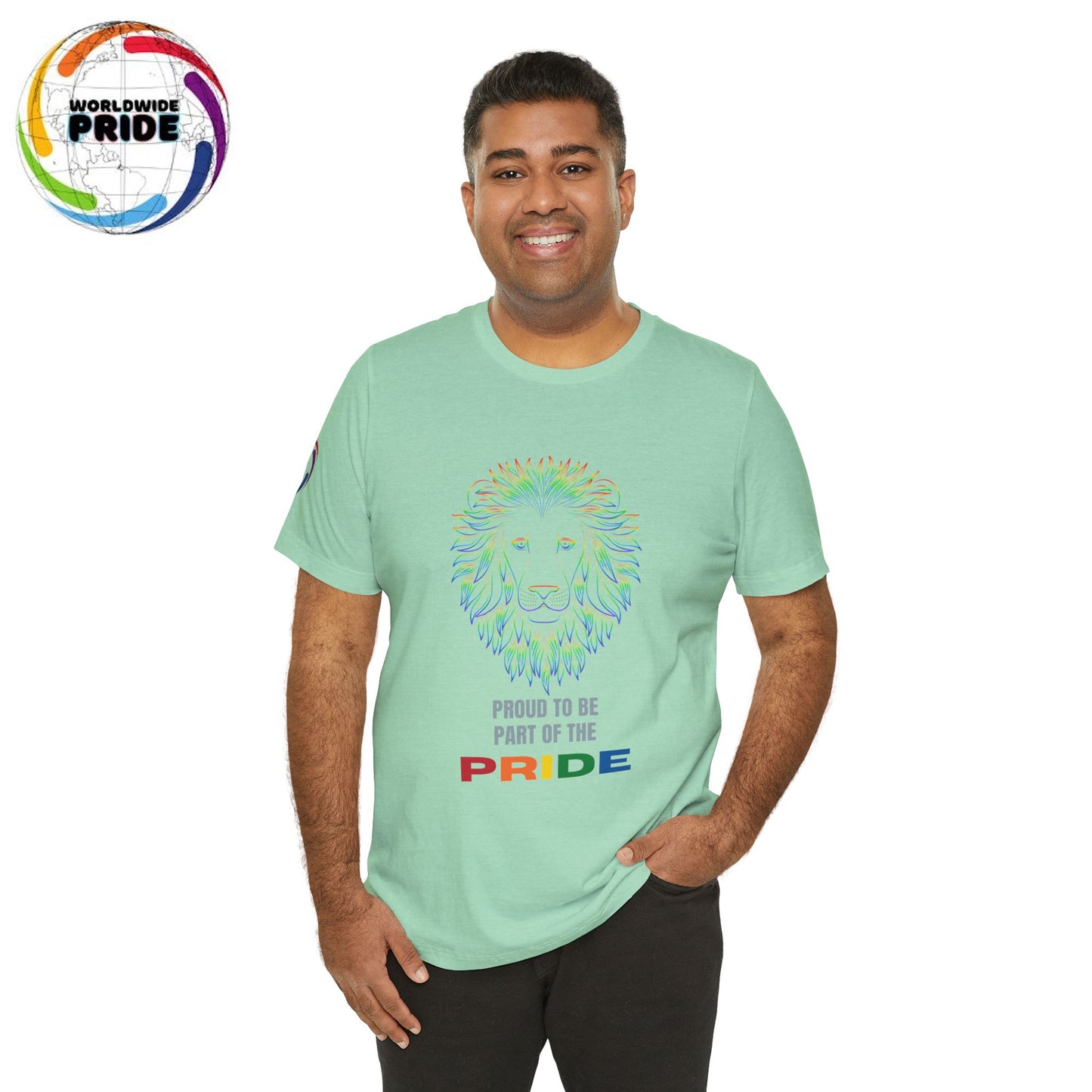 Colorful Lion T-Shirt - Proud to be part of the PRIDE