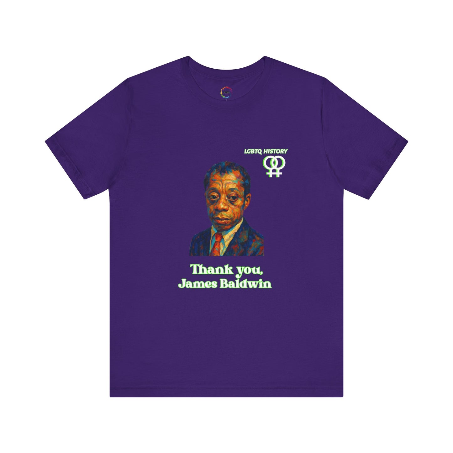 James Baldwin LGBTQ History Tribute Tee