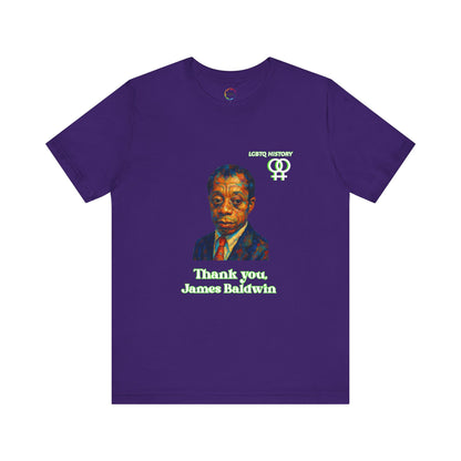 James Baldwin LGBTQ History Tribute Tee