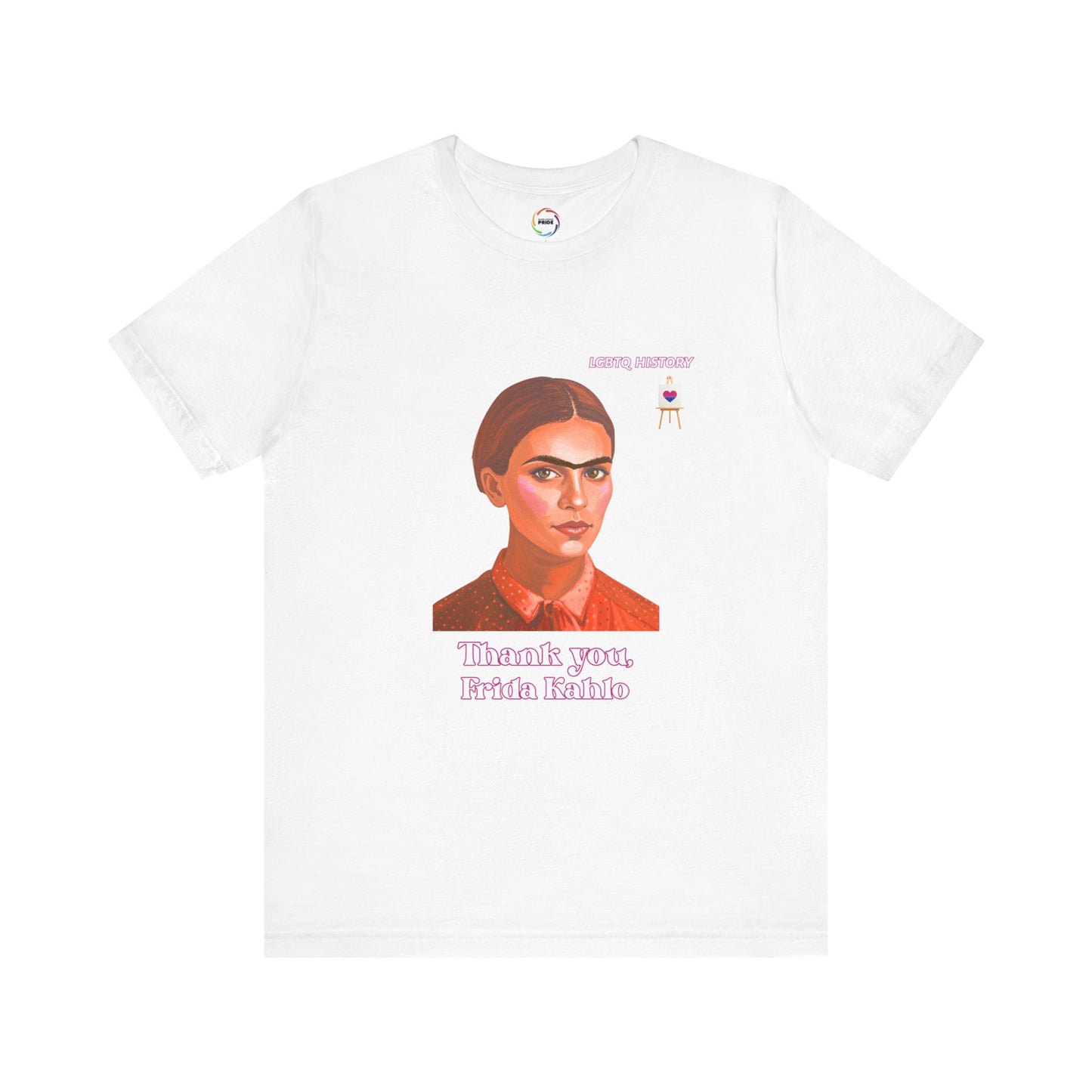 Thank You, Frida Kahlo, Feminist Art Tribute Tee, Empowerment Statement Top