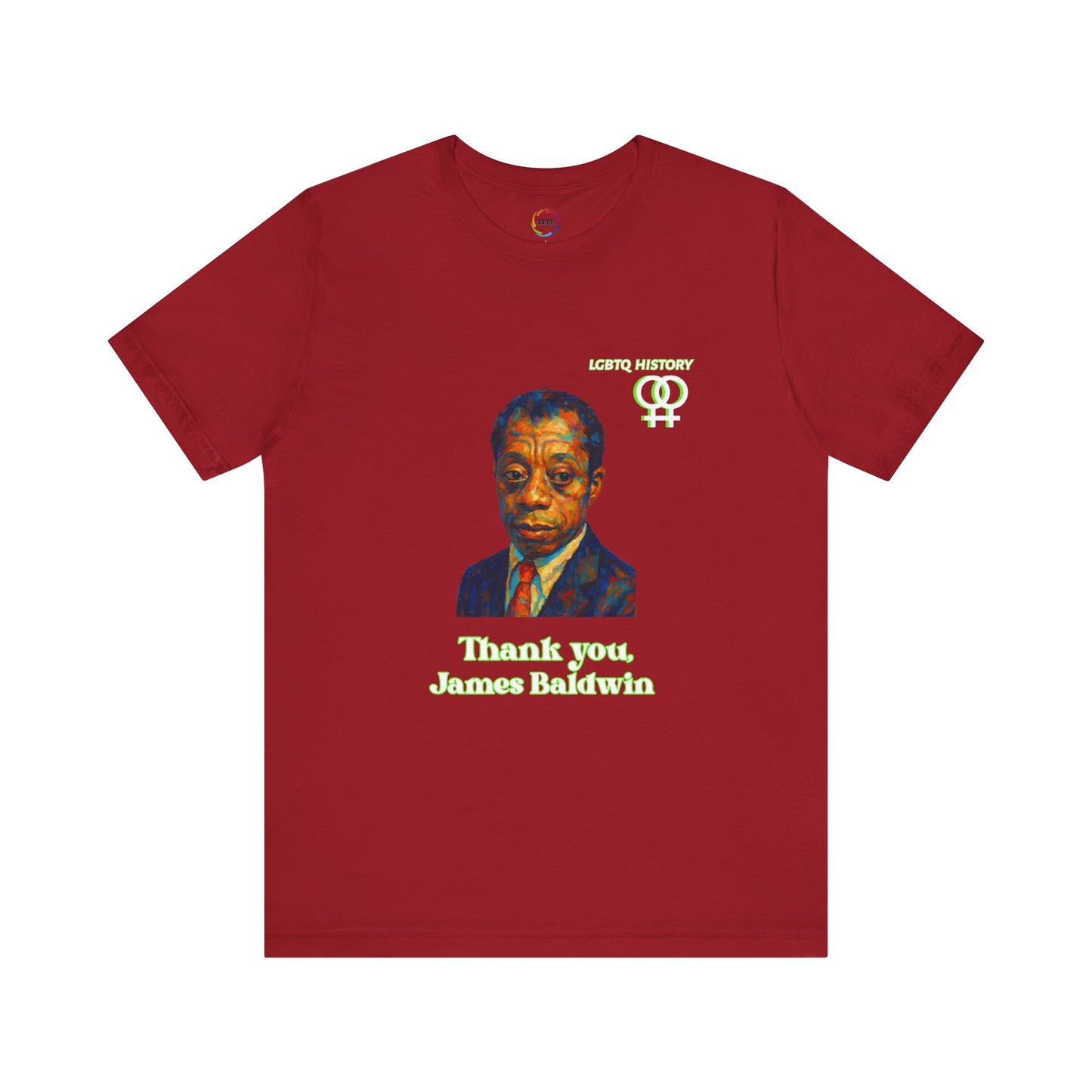 James Baldwin LGBTQ History Tribute Tee