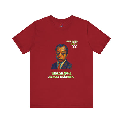 James Baldwin LGBTQ History Tribute Tee