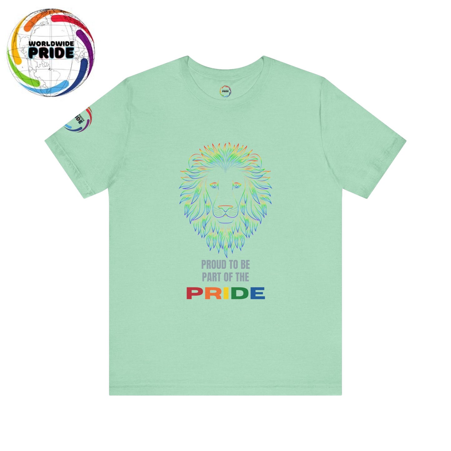 Colorful Lion T-Shirt - Proud to be part of the PRIDE