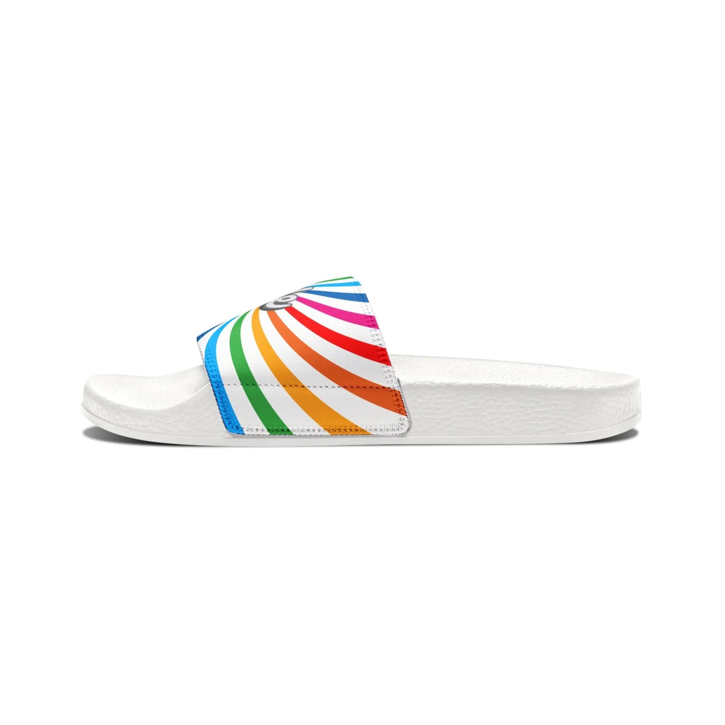 Men's Pride Spiral Sandals - Colorful Summer Footwear Printify