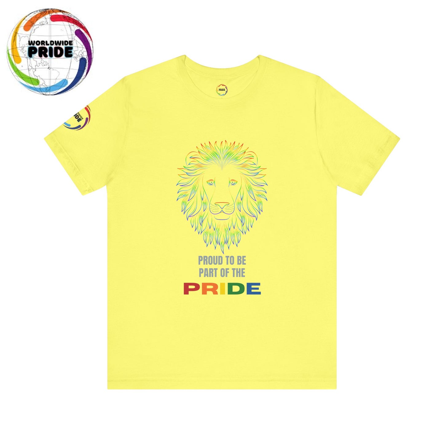 Colorful Lion T-Shirt - Proud to be part of the PRIDE