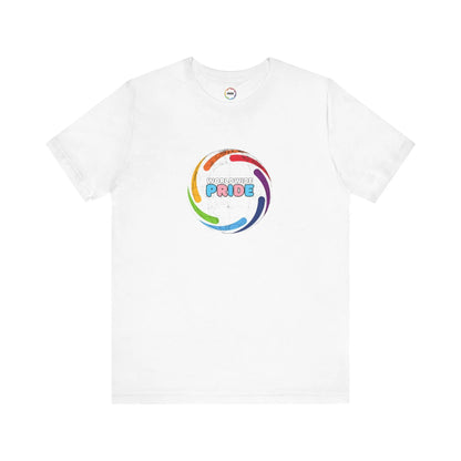 Worldwide Pride Logo Tee - Celebrate Love and Diversity Printify