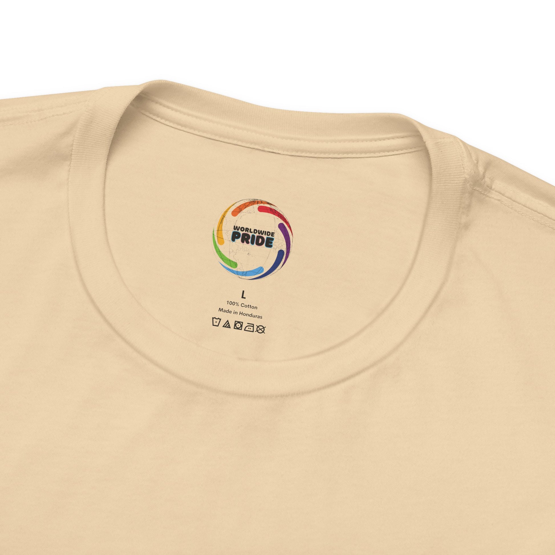 PRIDE Heart Bella+Canvas Unisex Tee - "Love Always Wins"