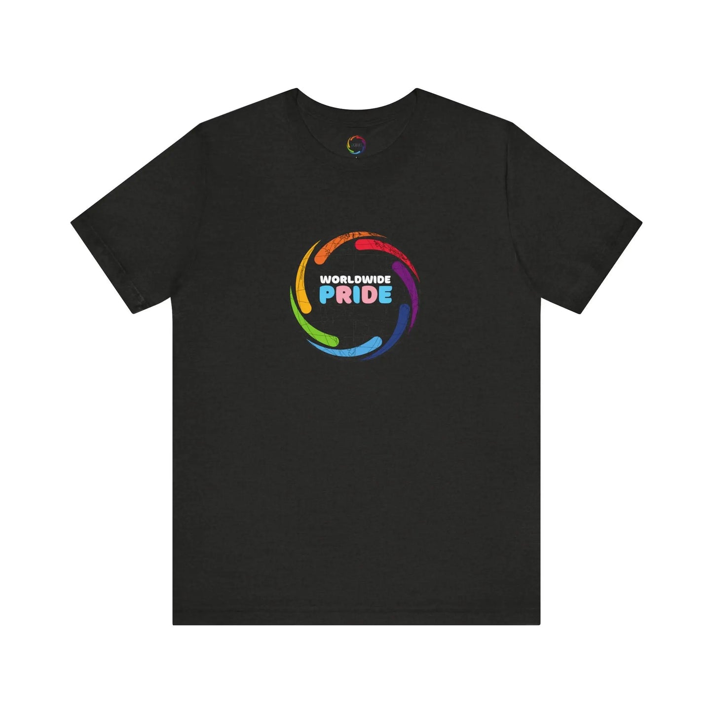 Worldwide Pride Logo Tee - Celebrate Love and Diversity Printify
