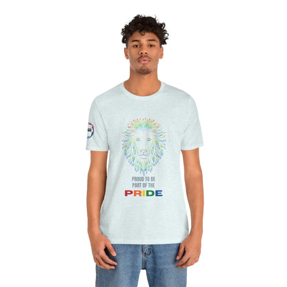 Colorful Lion T-Shirt - Proud to be part of the PRIDE Printify