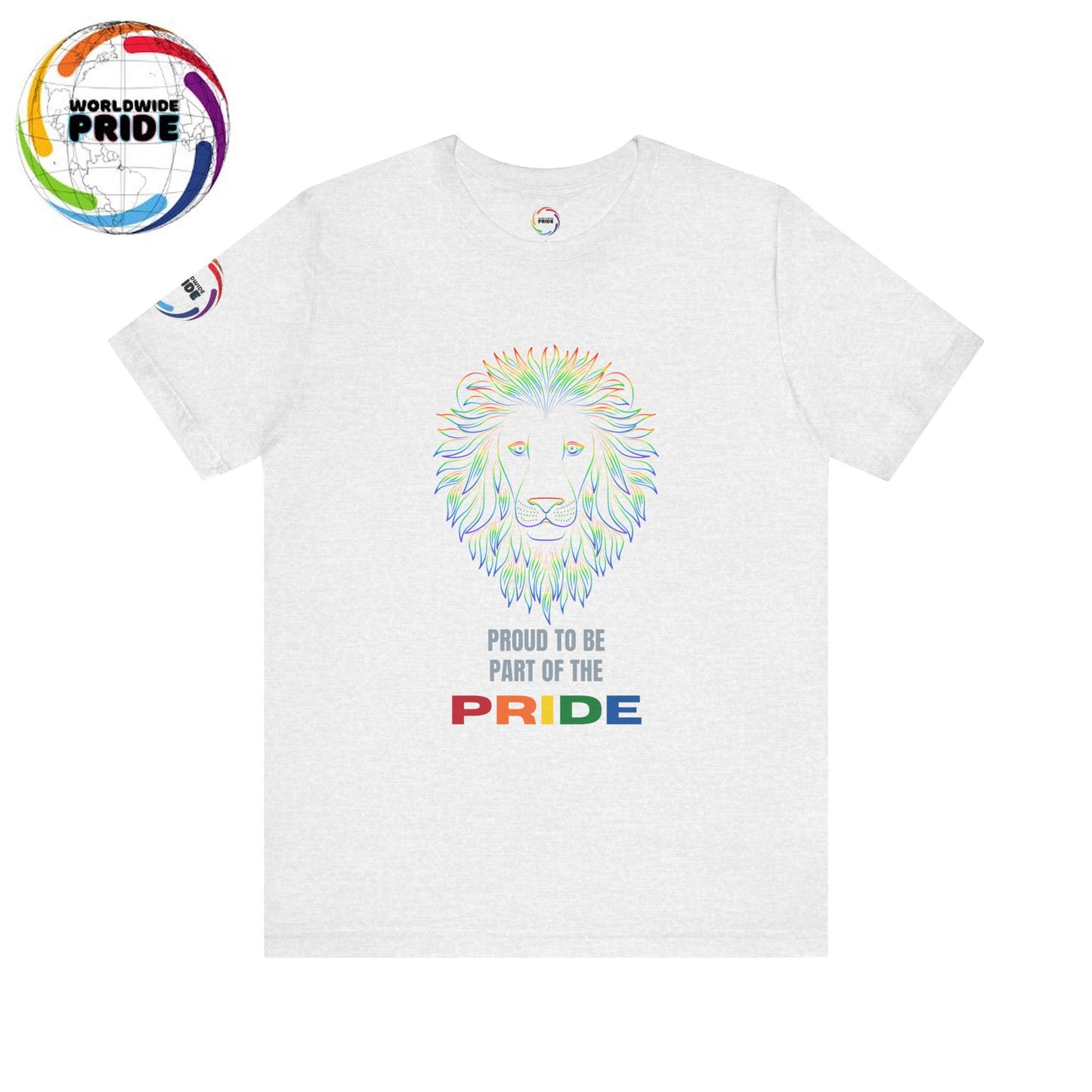 Colorful Lion T-Shirt - Proud to be part of the PRIDE