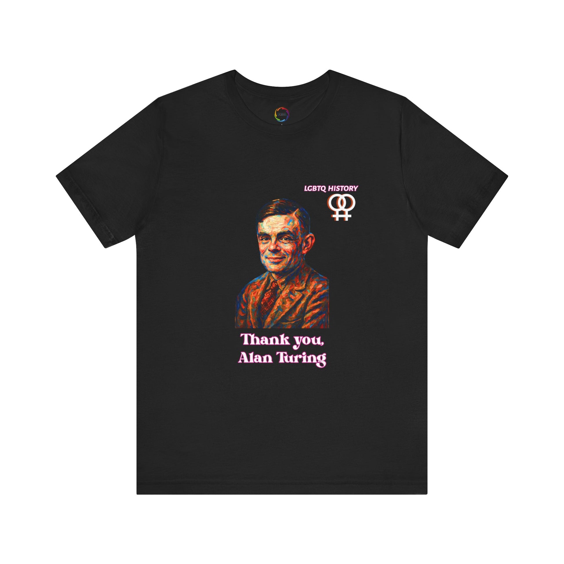 Alan Turing Inspired Thank You Tee, Inspirational T-Shirt, STEM Gift, Tech Enthusiast Shirt, Unisex Casual Wear, Geeky Gift