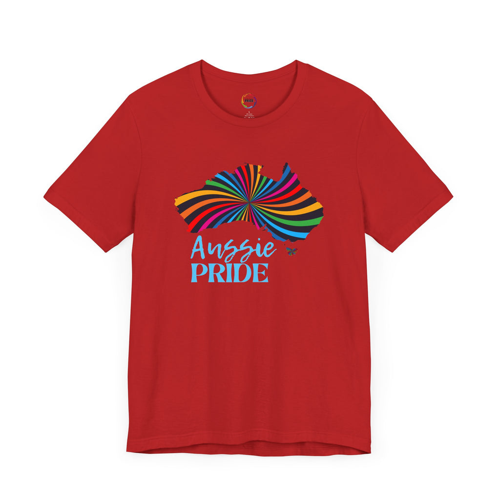 Aussie Pride Unisex Short Sleeve Tee - Celebrate Diversity and Inclusivity