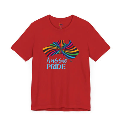 Aussie Pride Unisex Short Sleeve Tee - Celebrate Diversity and Inclusivity Printify