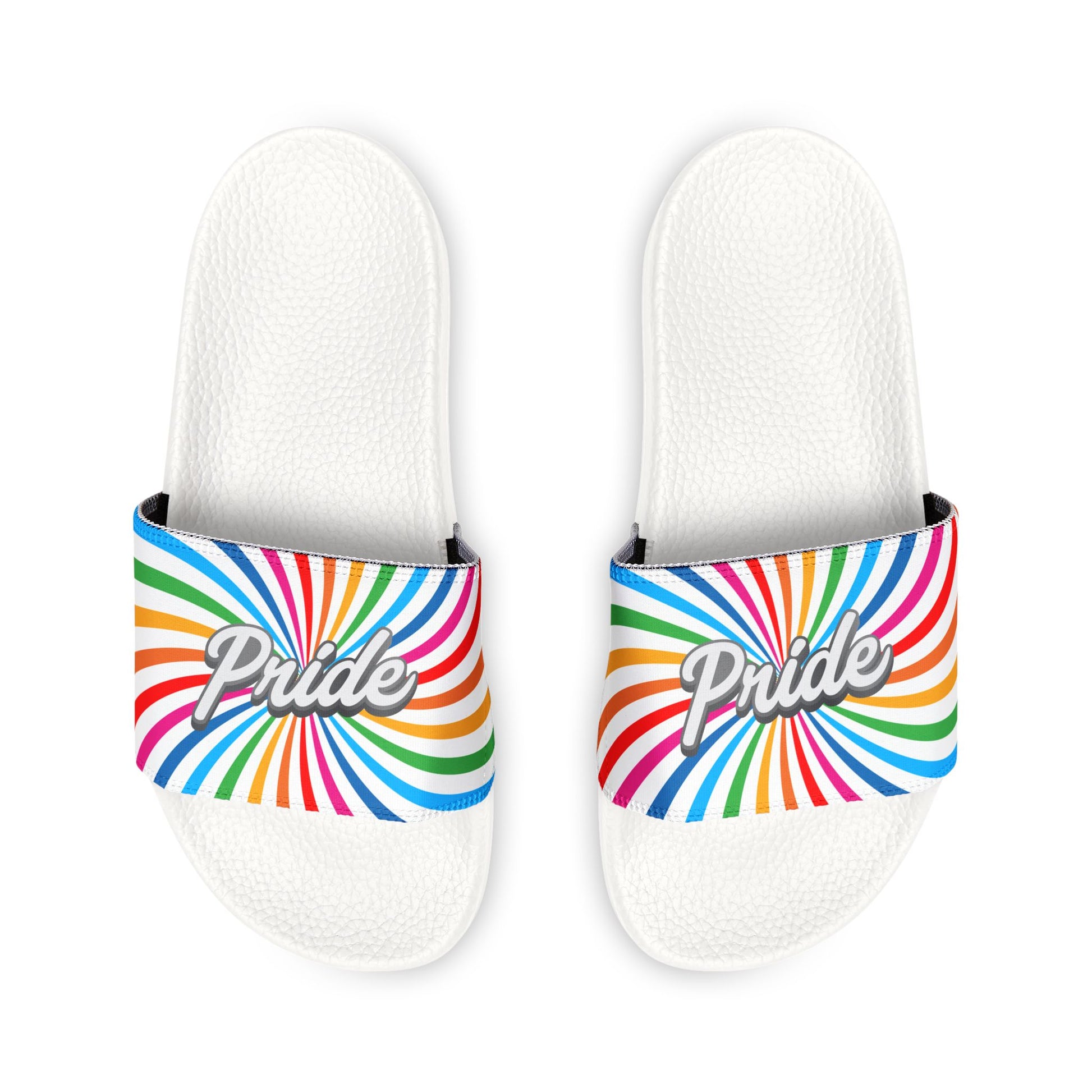 Men's Pride Spiral Sandals - Colorful Summer Footwear