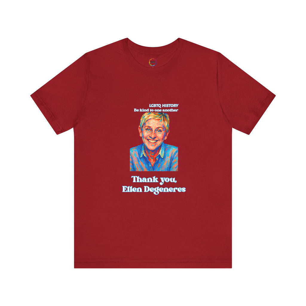 Thank You Ellen Degeneres Tribute Tee for LGBTQ Icon