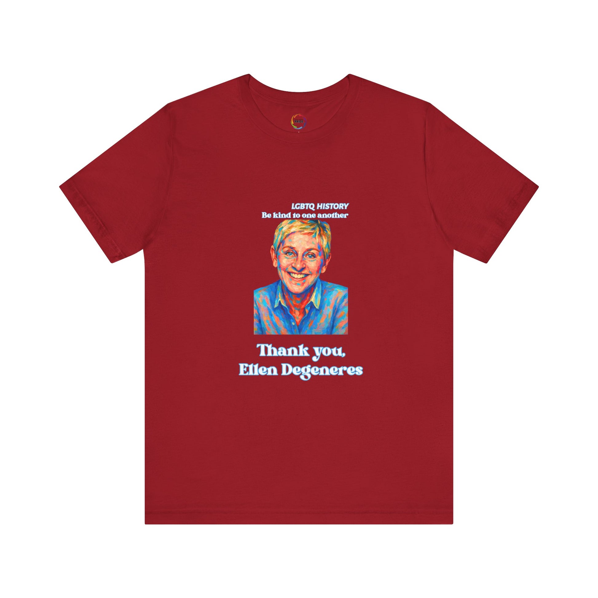 Thank You Ellen Degeneres Tribute Tee for LGBTQ Icon