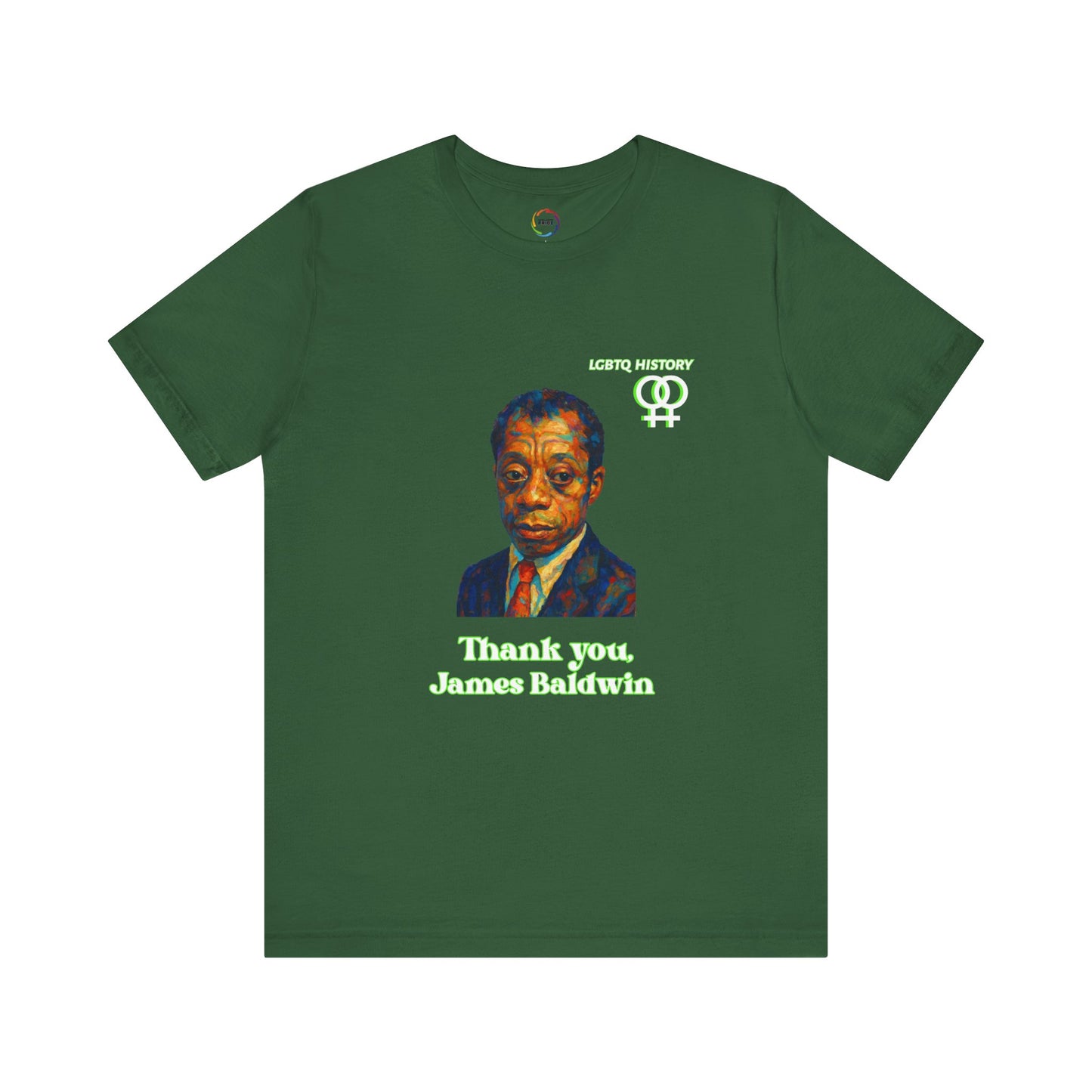 James Baldwin LGBTQ History Tribute Tee