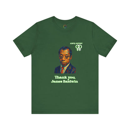 James Baldwin LGBTQ History Tribute Tee